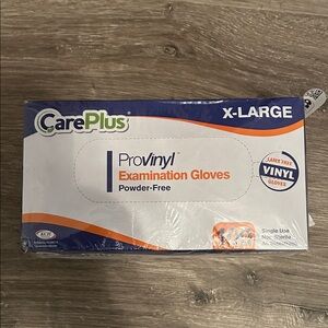Vinyl Examination Gloves - Powder-Free, X-Large